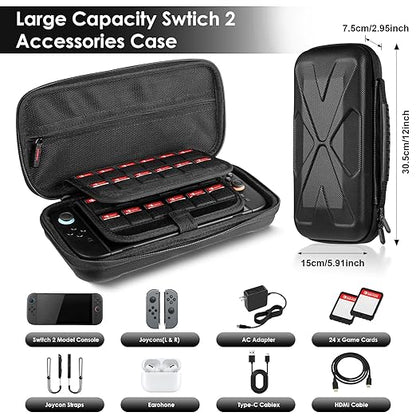 Nintendo Switch 2 Console + Logitech G29 Racing Wheel + Switch 2 Protective Case Bundle Set – Premium Gaming Pack