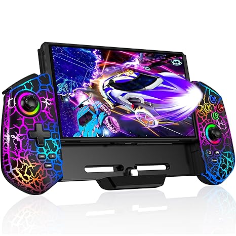 AXYBCOOL Switch Controllers for Nintendo Switch/OLED, Hall Effect Joystick