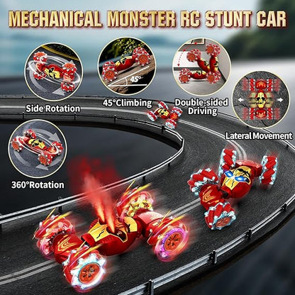 Lozadia Gesture-Sensing RC Stunt Car – 4WD, Mist-Spraying, 360° Rotate