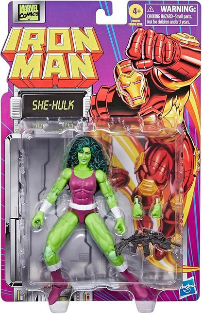 Marvel Legends Series She-Hulk 6-Inch Action Figure - Retro Comics Collectible