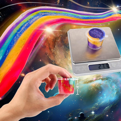 WUJYLY 46-Pack Galaxy Slime Party Favors for Kids Non-Sticky Stress Relief