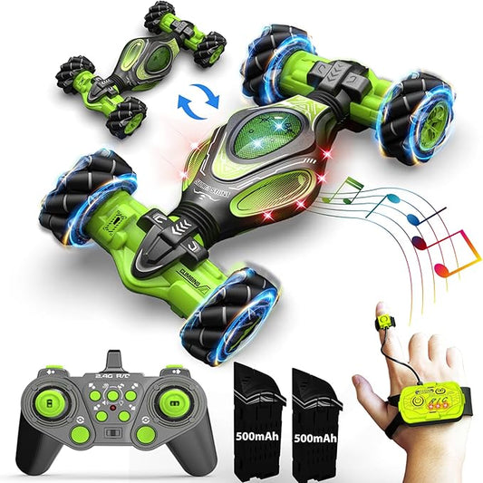 1:12 Hand Gesture Sensing RC Stunt Car – 360° Drift, Watch-Controlled Toy