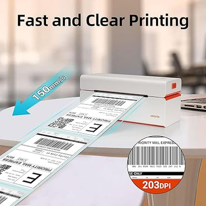 ORGSTA USB Thermal Label Printer T001, 4x6 Label High-Speed Printing