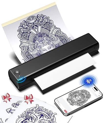 Phomemo Bluetooth Tattoo Stencil Printer – Wireless, Portable & Inkless