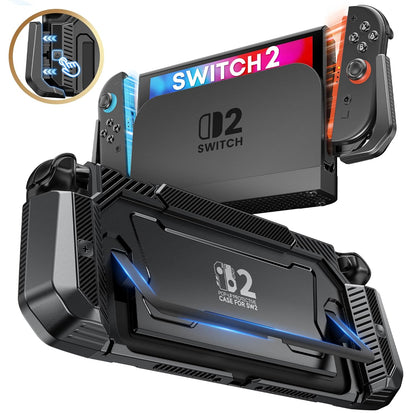 NinABXY Nintendo Switch 2 Case – Dockable, Shockproof, 1-Click Joy-Con Release
