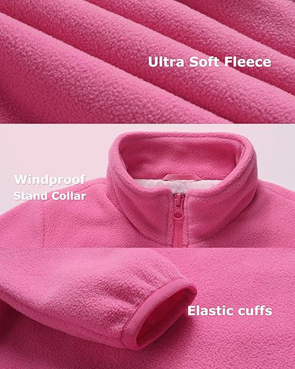 Venustas Kids Heated Fleece Jacket – 7.4V Battery, Ultra-Warm Winter Coat