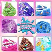 YOPINSAND DIY Slime Kit for Girls - Butter, Foam, Cloud Slime with Add-ins