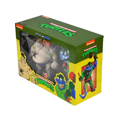 TMNT Tattoo and Wyrm NECA Cartoon 2-Pack 7-Inch Action Figures