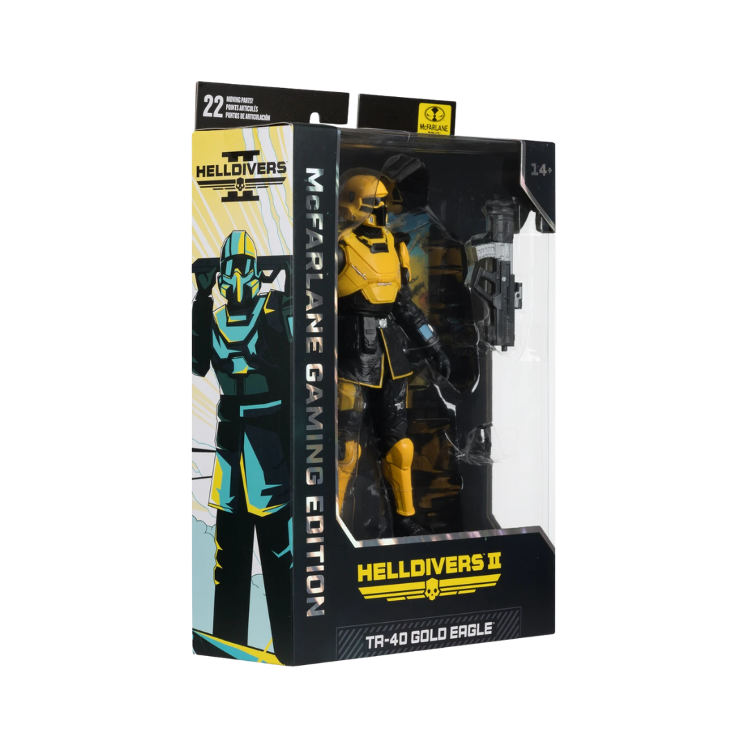 McFarlane Helldivers II TR-40 Gold Eagle 7-Inch Gaming Edition Figure