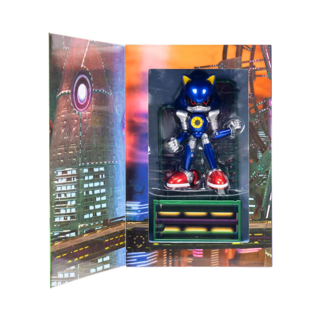 Sonic the Hedgehog 35th Anniversary Collector's Edition Metal Sonic Light Up Eyes Figure