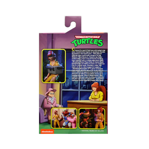 NECA Teenage Mutant Ninja Turtles April O’Neil Mutant Interest Story Ultimate Action Figure