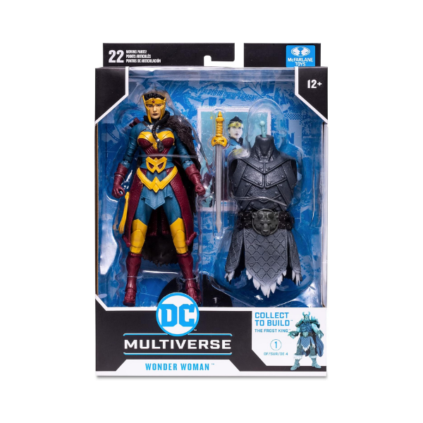 McFarlane Toys DC Multiverse Wonder Woman Endless Winter Frost King Build-A-Figure 7-Inch Action Figure