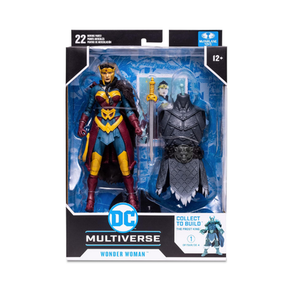McFarlane Toys DC Multiverse Wonder Woman Endless Winter Frost King Build-A-Figure 7-Inch Action Figure