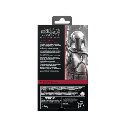 Star Wars The Black Series Jango Fett #10 Attack of the Clones Figure Hasbro