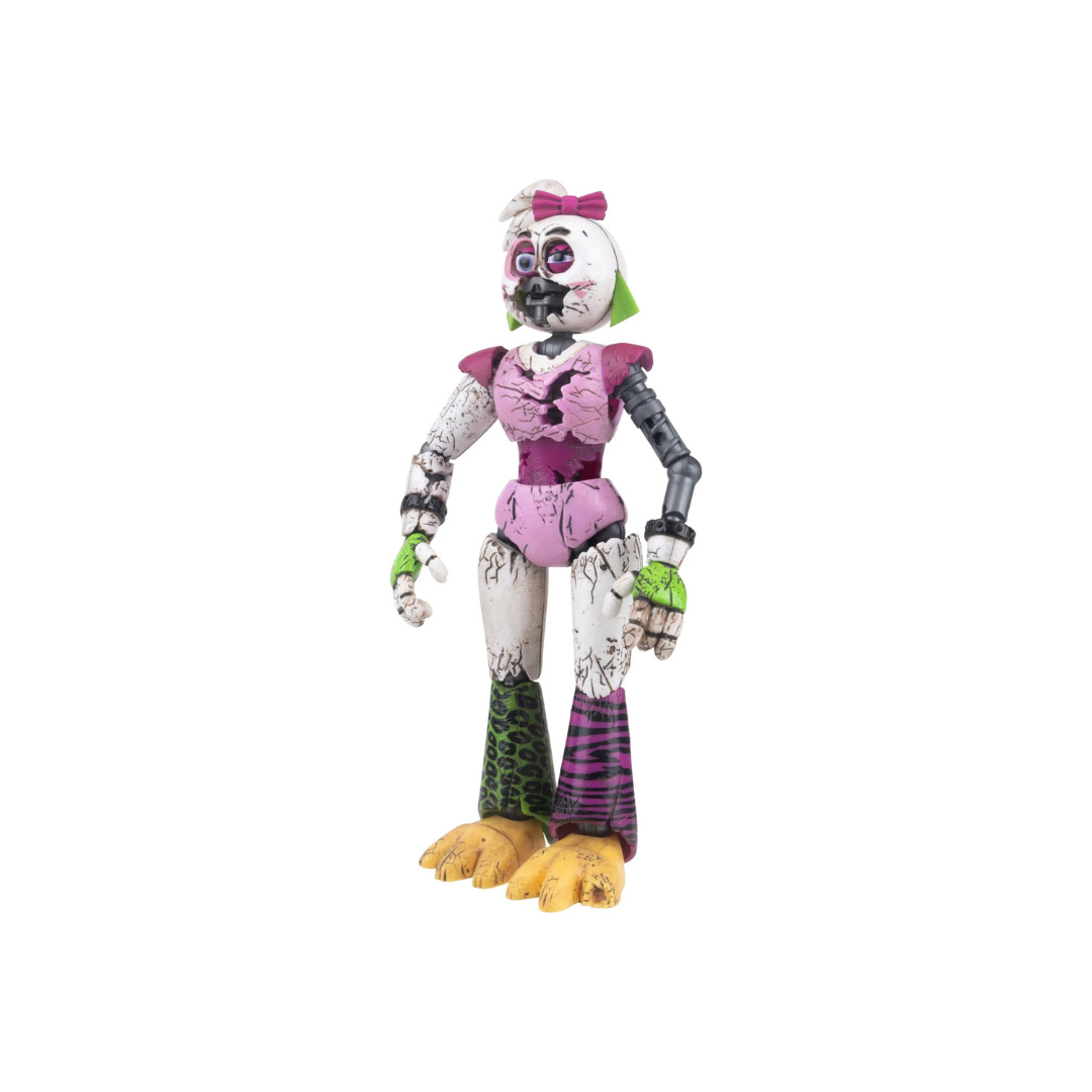 FNAF Endo-02 6-Inch Figure with Glamrock Chica & Shattered Chica Parts