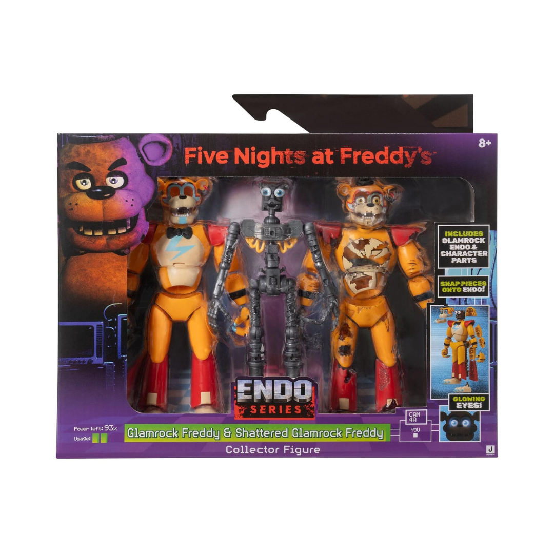 Five Nights at Freddy’s Endo-Series 6-Inch Glamrock Endo Figure – Freddy & Shattered Freddy