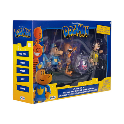 Dog Man Supa Cool Figure Pack 2.5-Inch Action Figures 5-Pack