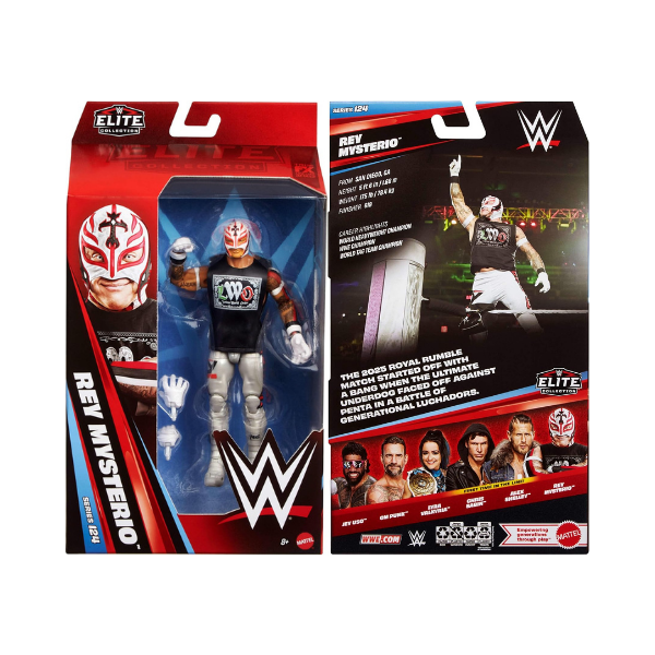 Mattel WWE Elite Collection Rey Mysterio Series 124 Action Figure LWO