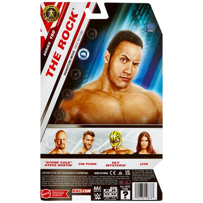 WWE Main Event Series 150 The Rock Action Figure 6" Collectible by Mattel