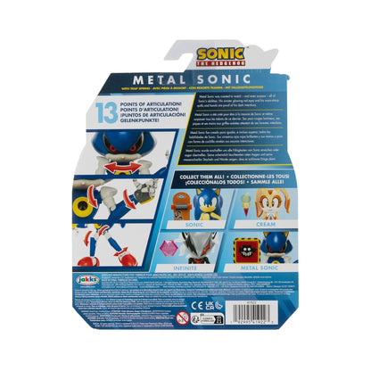 Sonic the Hedgehog – Metal Sonic Figure by JAKKS Pacific – Classic Collectible with Accessory