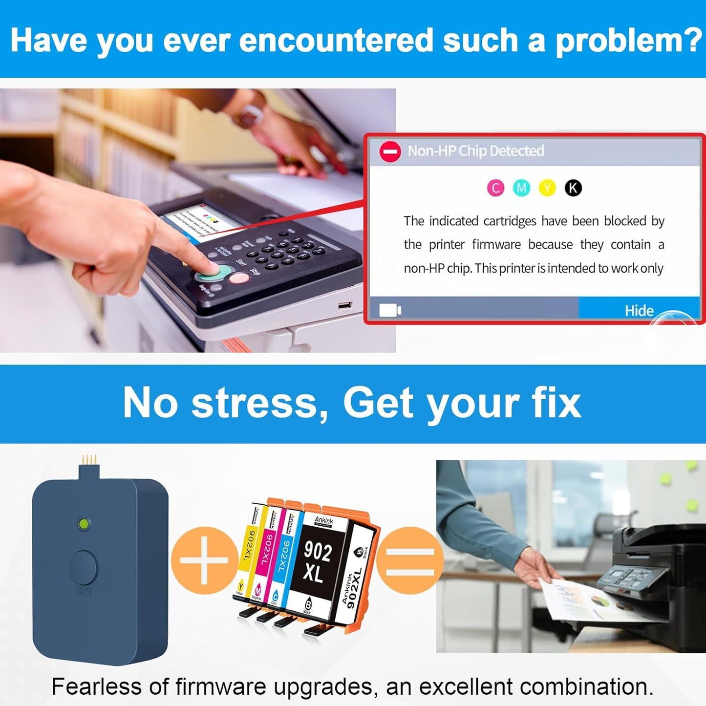 902XL High-Yield Ink Cartridge 4-Pack – Compatible for HP OfficeJet Pro - Logan's Toy Chest