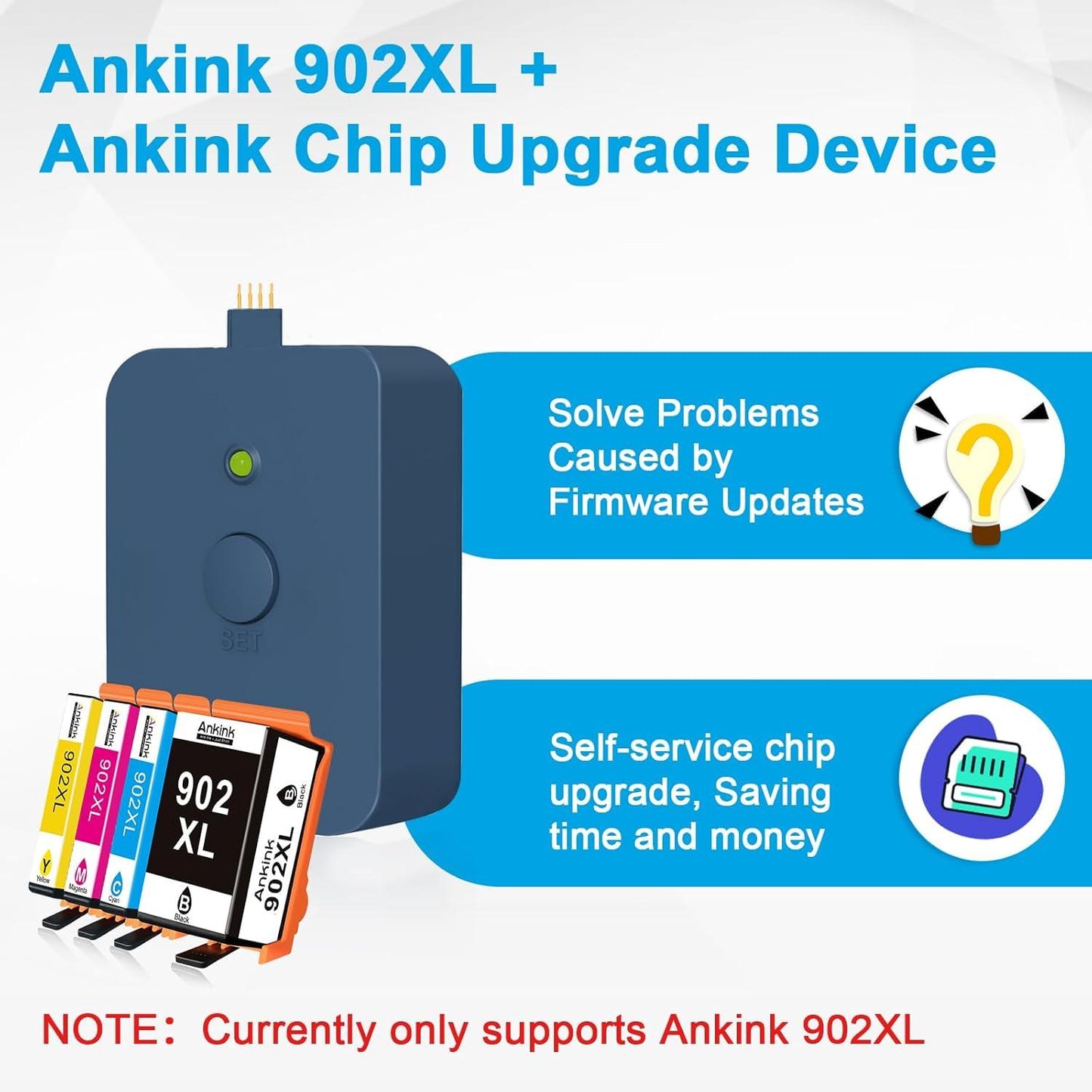 902XL High-Yield Ink Cartridge 4-Pack – Compatible for HP OfficeJet Pro - Logan's Toy Chest