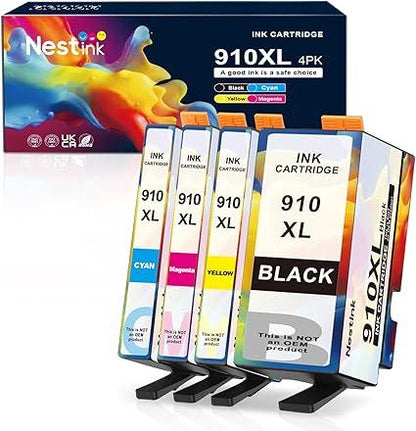 910XL Ink Cartridges Combo Pack for HP OfficeJet Pro 8020 8025 8035 Printer - Logan's Toy Chest