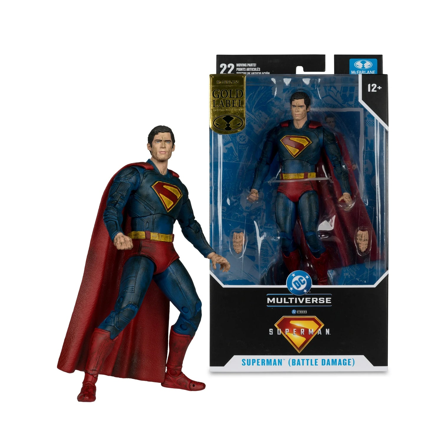 McFarlane DC Multiverse Superman 7" Action Figure – Battle Damage Edition