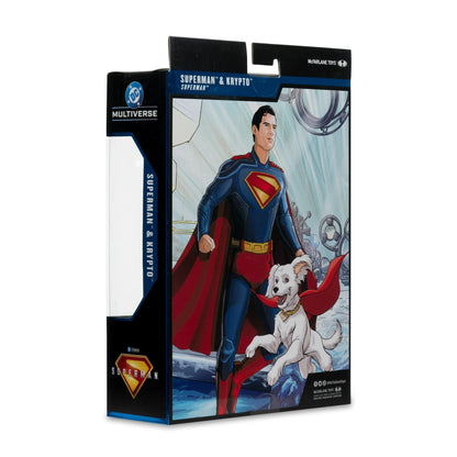 McFarlane DC Multiverse Superman & Krypto 7" Deluxe Movie Figure Edition