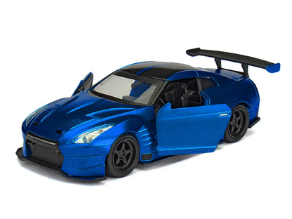 Jada 1/32 Scale Brian’s 2009 Nissan GTR R35 Diecast Car – Blue, Movie Edition