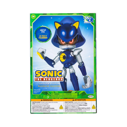 Sonic the Hedgehog 35th Anniversary Collector's Edition Metal Sonic Light Up Eyes Figure