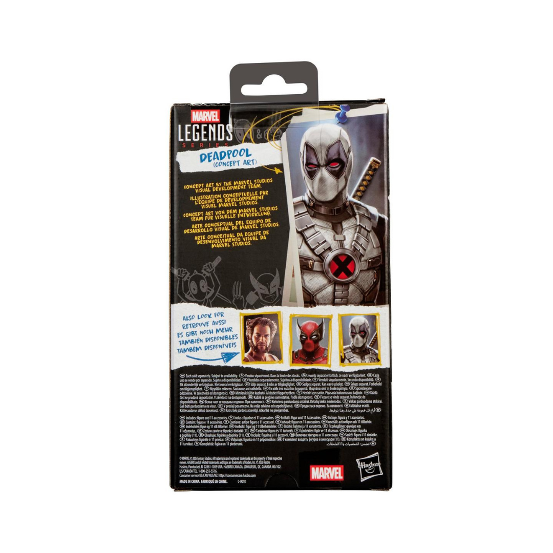 Hasbro Marvel Legends Deadpool Concept Art 6" Deadpool & Wolverine Figure NEW