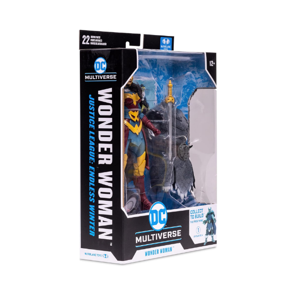 McFarlane Toys DC Multiverse Wonder Woman Endless Winter Frost King Build-A-Figure 7-Inch Action Figure