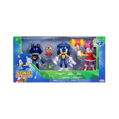Sonic the Hedgehog 35th Anniversary Sonic, Amy and Metal Sonic Three-Pack