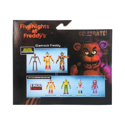 Five Nights at Freddy’s Endo-Series 6-Inch Glamrock Endo Figure – Freddy & Shattered Freddy