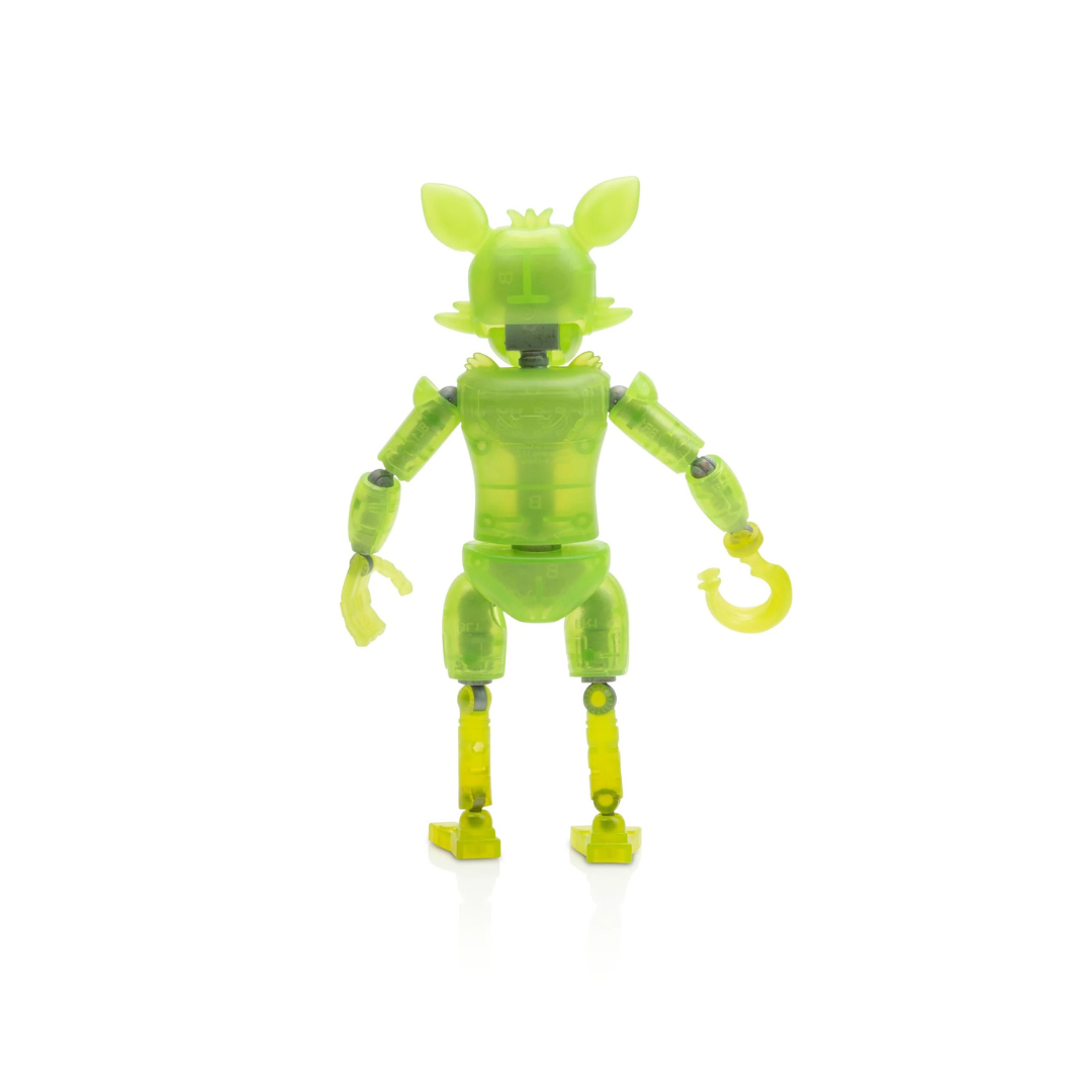 Five Nights at Freddy's Endo Series Foxy & Radioactive Foxy Vault Exclusive Collector Figure Set with Glow Eyes