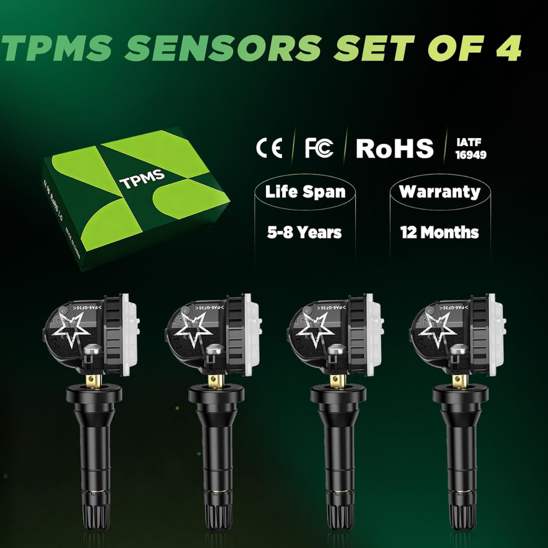 DMYQWL Preprogrammed GM 315MHz TPMS Sensors – Four-Piece Set