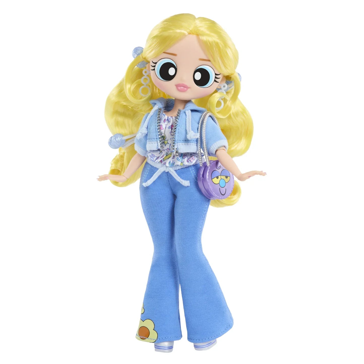 Boneca LOL Surprise OMG Powerpuff Girls Bubbles Fashion com roupas e acessórios