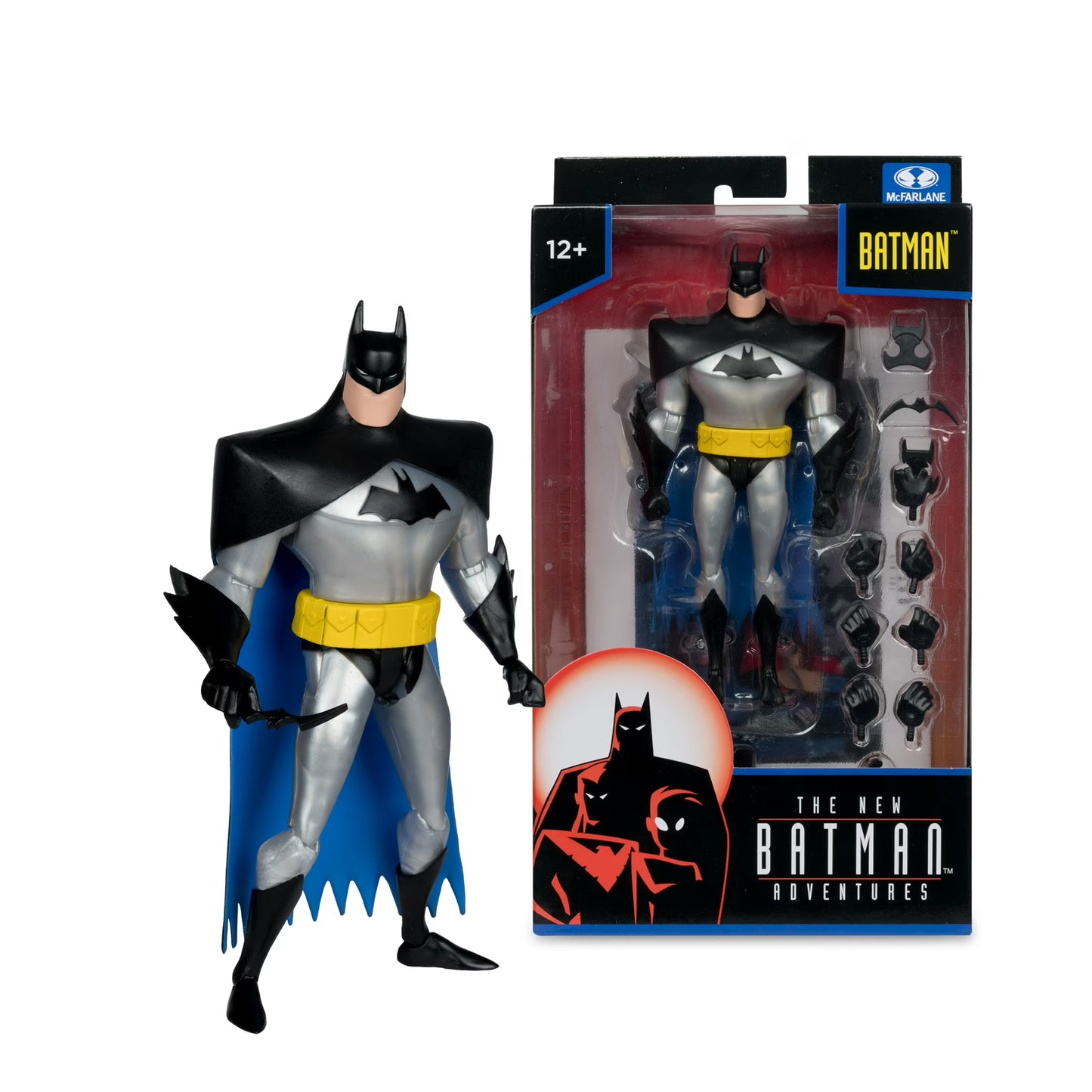 McFarlane DC Batman Silver 6" Figure – The New Batman Adventures Edition