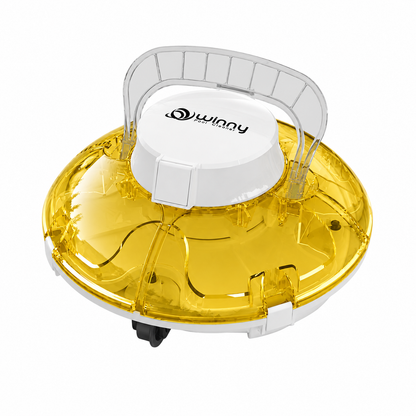 WINNY HJ1102P Cordless Robotic Pool Cleaner – Yellow
