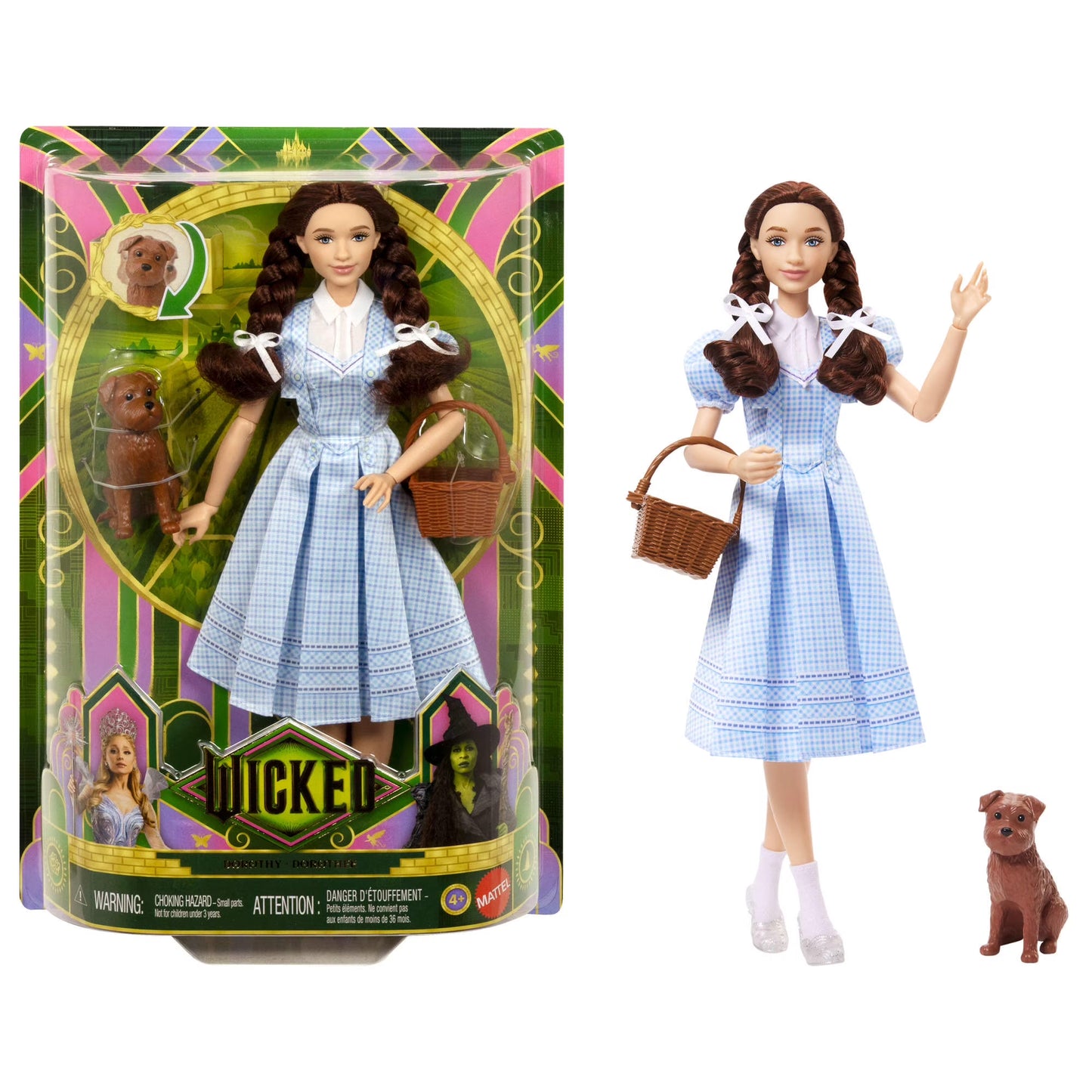 Wicked For Good Dorothy Gale Doll with Movie Outfit Walmart Exclusive