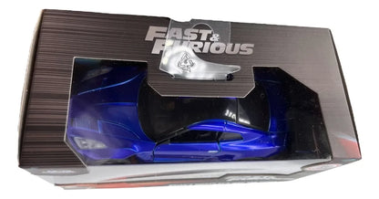Jada 1/32 Scale Brian’s 2009 Nissan GTR R35 Diecast Car – Blue, Movie Edition