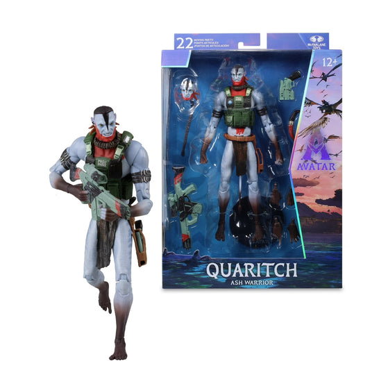 Avatar Fire and Ash Quaritch Ash Warrior 7-Inch Collector Action Figure