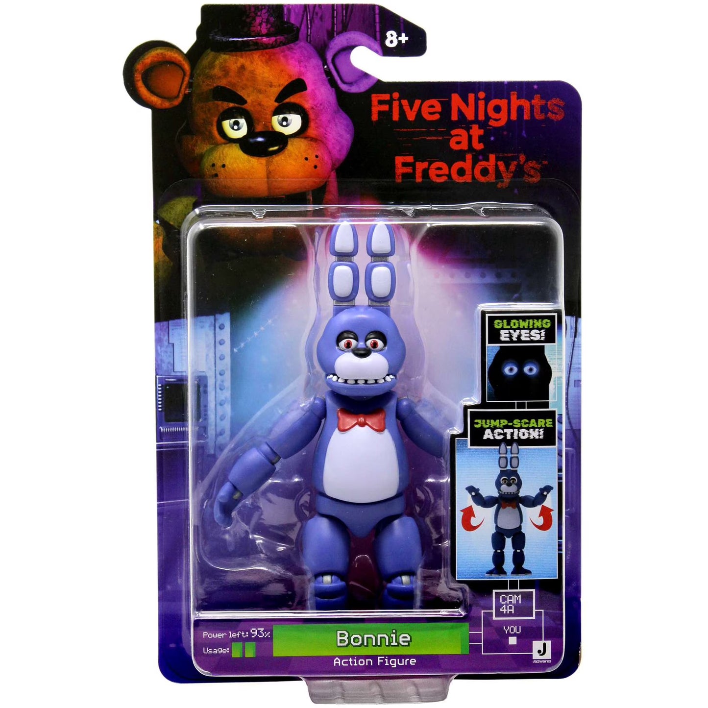 Five Nights at Freddy’s Bonnie 5" Action Figure Glow Eyes Jump Scare