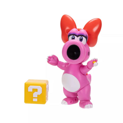 Nintendo Super Mario Birdo 4-Inch Action Figure with Question Block