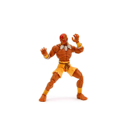Street Fighter II Dhalsim 6-Inch Action Figure with Stretchy Limbs & Accessories
