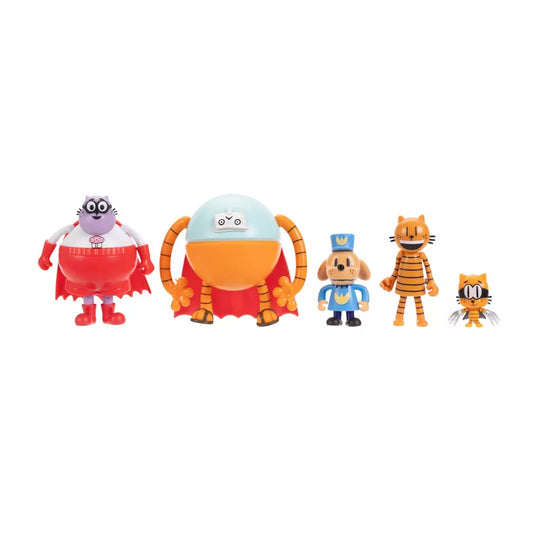 Dog Man 2.5-Inch Core Action Figure Multipack – 5 Character Set