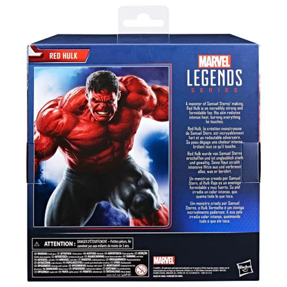 Marvel Legends Red Hulk Action Figure – 6” Scale, Deluxe Design