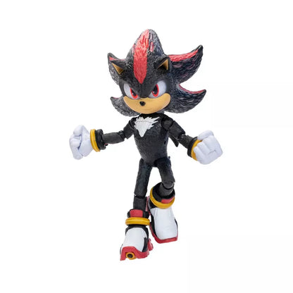 Sonic the Hedgehog 3 Movie 5" Sonic & Shadow Action Figures 4-Pack Set