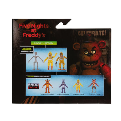FNAF Endo-01 Figure with Classic Chica & Withered Chica Parts – 6-Inch